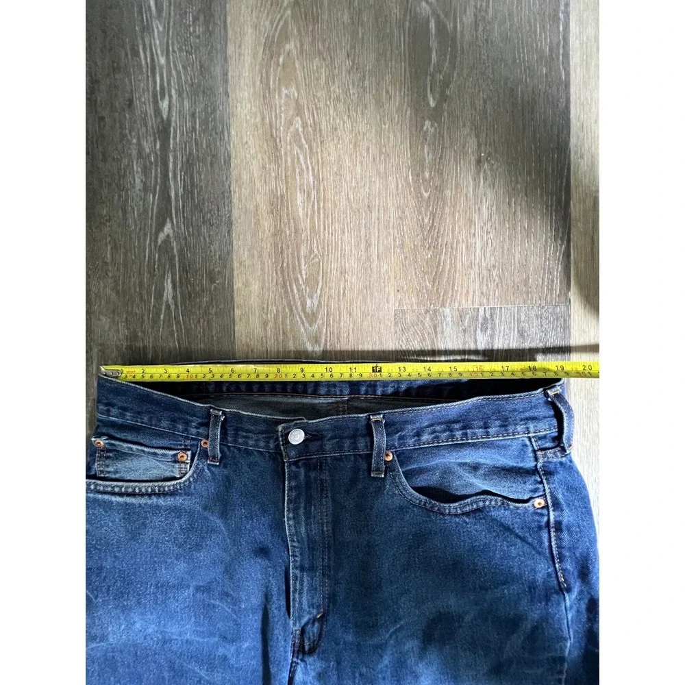 Levis 550 Relaxed Fit Jeans Mens 40x30‎ Blue Excellent Tapered Leg Denim